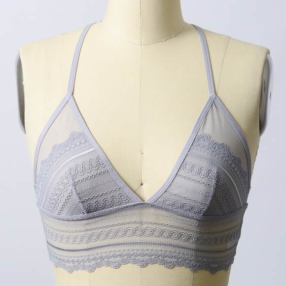 🆕 Couture Gypsy Scallop Lace Keyhole Bralette - Picture 4 of 6